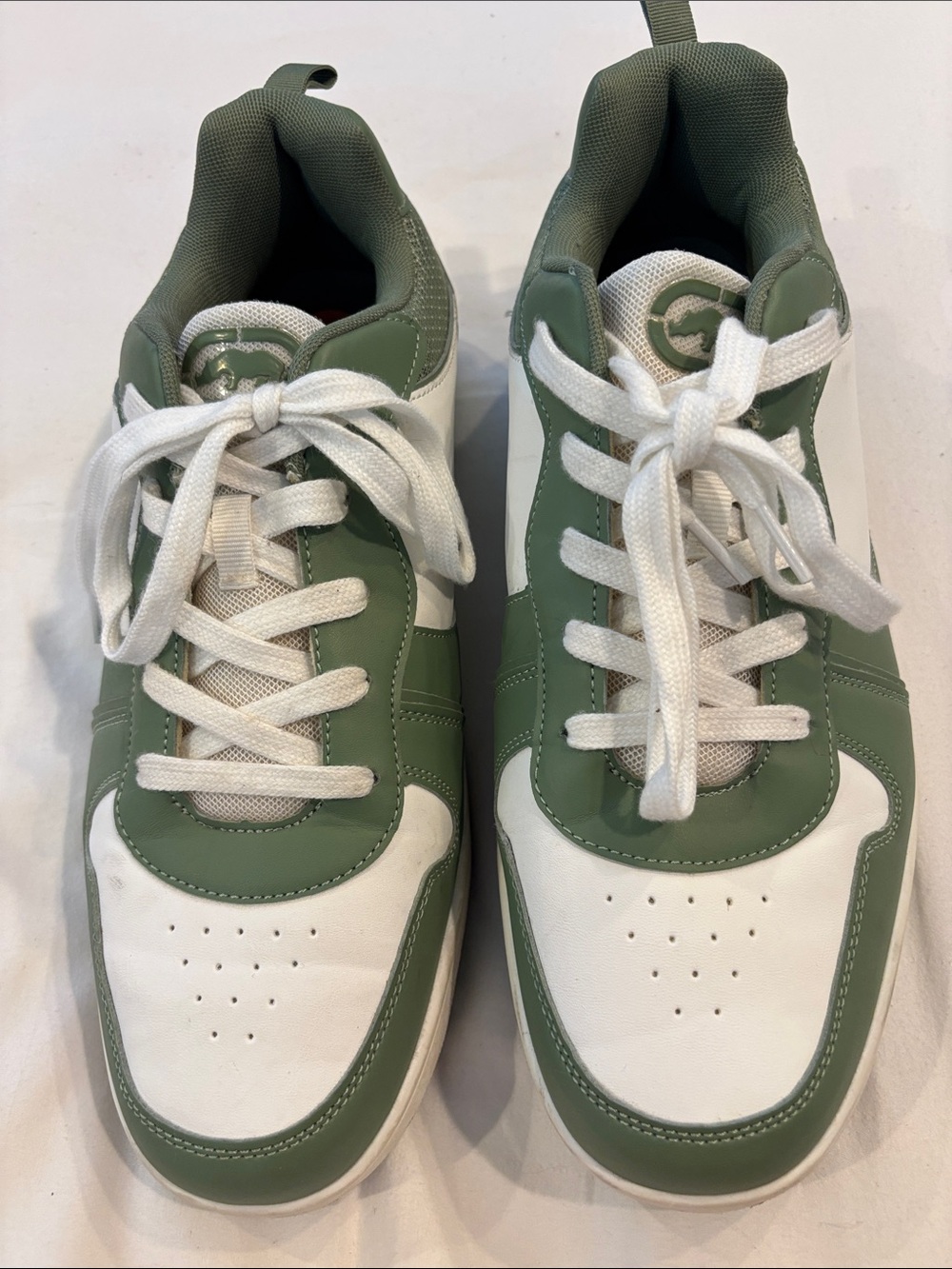 Ecko Unltd Olive Green & White Sneakers Men’s Size 11